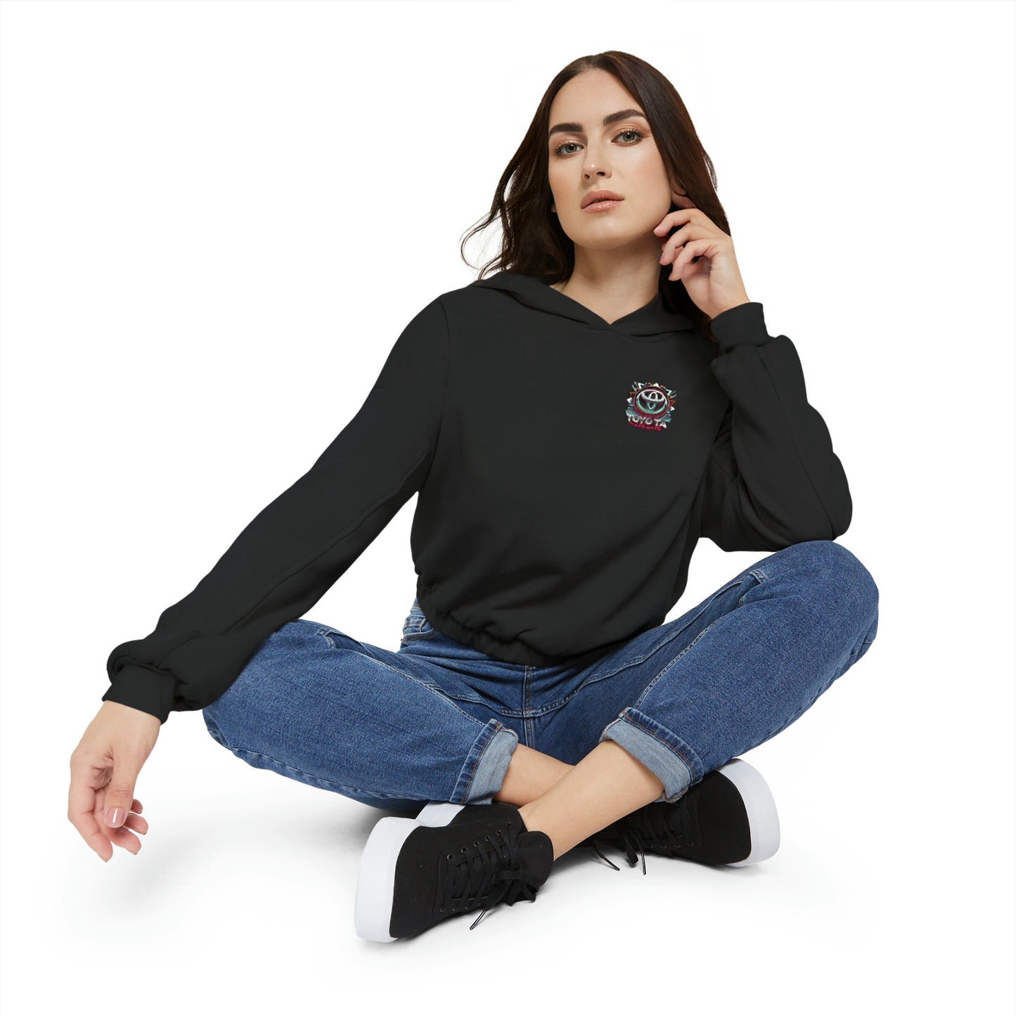 Toyota Takeover Cropped Hoodie